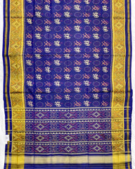 Blue Narikunj Circle Designer Patola Saree