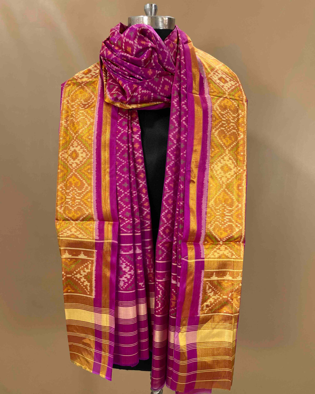 Purple Booty Designer Patola Dupatta