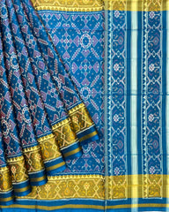 Turquoise Manekchowk Designer Patola Saree