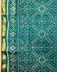 Turquoise Manekchowk Patola Dupatta