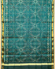 Turquoise Manekchowk Patola Dupatta