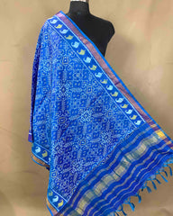 Blue Manekchowk Patola Dupatta