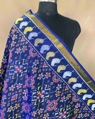 Blue Navratan Patola Dupatta