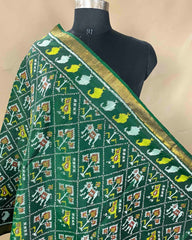 Green Narikunj Patola Dupatta