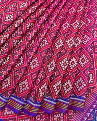 Purple & Pink Panchanda Patola Saree