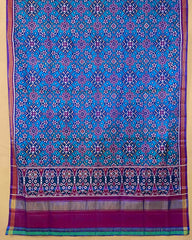 Purple & Firozi Blue Navratan Patola Dupatta