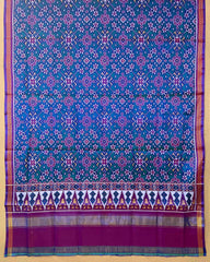 Purple & Turquoise Navratan Patola Dupatta