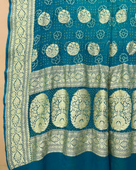 Rama Georgette Bandhani Dupatta