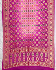 Pink Shaded Meenakari Georgette Bandhani Dupatta