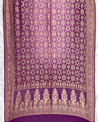 Purple Shaded Georgette Bandhani Dupatta