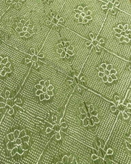 Brown & Mehendi Green Kalamkari Bandhani Dupatta