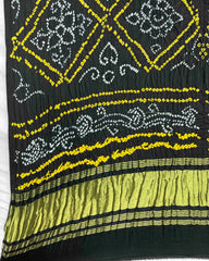 Black Gajji Bandhani Dupatta