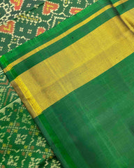 Green Manekchowk Patola Saree