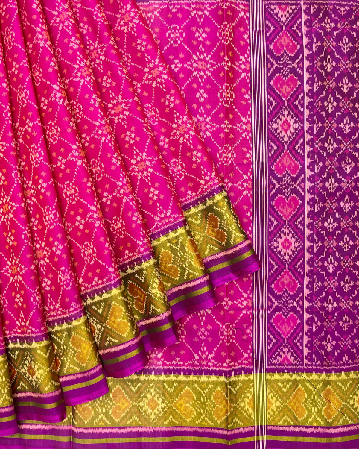 Purple Fancy Designer Patola Saree