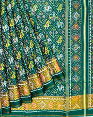 Rama Green Narikunj Patola Saree