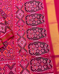 Pink & Peach Navratan Patola Saree