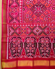 Pink & Orange Navratan Patola Dupatta