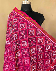 Pink Panchanda Patola Dupatta