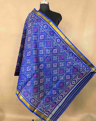 Blue Panchanda Patola Dupatta