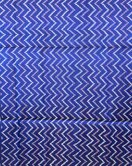 Blue Zig Zag Patola Dupatta