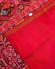 Red & Maroon Narikunj Patola Saree