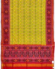 Red & Yellow Darambhatt Patola Saree