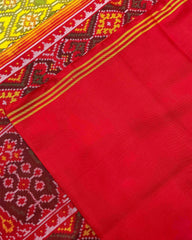 Red & Yellow Darambhatt Patola Saree