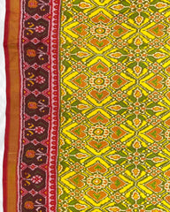 Red & Yellow Manekchowk Patola Saree