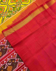 Red & Yellow Manekchowk Patola Saree