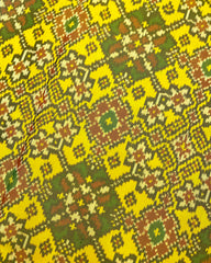 Yellow Ganga Jamuna Navratan Patola Saree