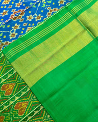 Green & Blue Navratan Patola Saree