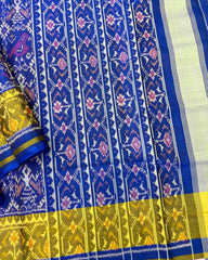 Blue Narikunj Patola Saree