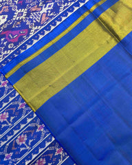 Blue Narikunj Patola Saree