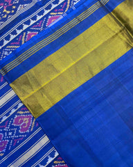 Blue Navratan Patola Saree