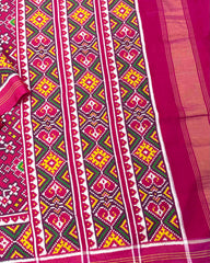 Pink Navratan Designer Patola Saree