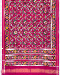 Pink Navratan Designer Patola Saree