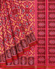 Red Manekchowk Patola Saree