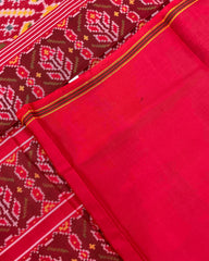 Red Manekchowk Patola Saree