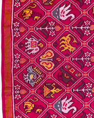 Pink Nariunj Patola Saree