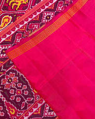 Pink Nariunj Patola Saree