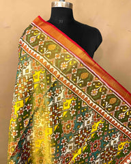 Multicolour Navratan Tissue Patola Dupatta