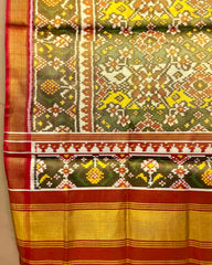 Multicolour Navratan TIssue Patola Dupatta