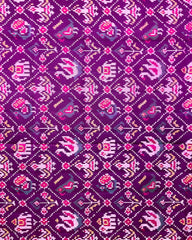 Pink & Purple Narikunj Patola Dupatta