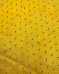 Red & Yellow Doted Tissue Patola Saree