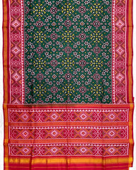 Red & Green Navratan Patola Saree