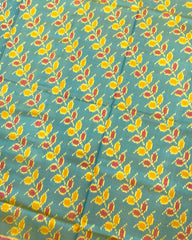 Pink & Yellowish Sky Blue Leaves Leheriya Patola Saree