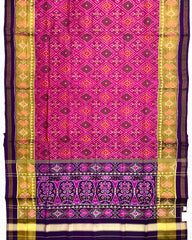 Purple & Pink Panchanda Patola Saree