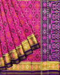 Purple & Pink Panchanda Patola Saree