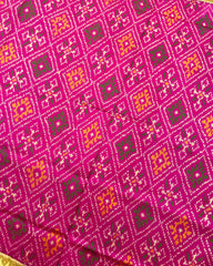 Purple & Pink Panchanda Patola Saree