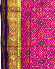 Purple & Pink Panchanda Patola Saree